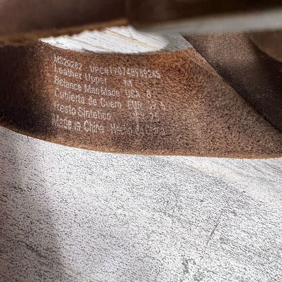 Mountain Sole Women's Leather Strappy Buckle Slip On Slides Sandal Brown US 8 - Picture 7 of 7